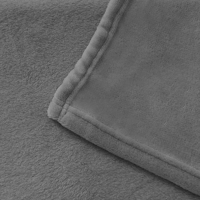 Fleece Blanket Light Grey 2