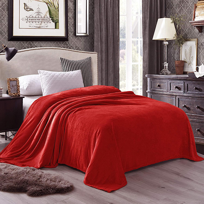 Fleece Blanket Red