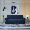 Turkish style sofa cover blue