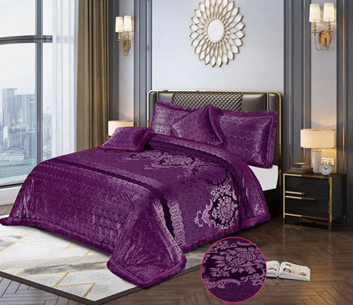 Plush Velvet Bridal Bedsheet 2