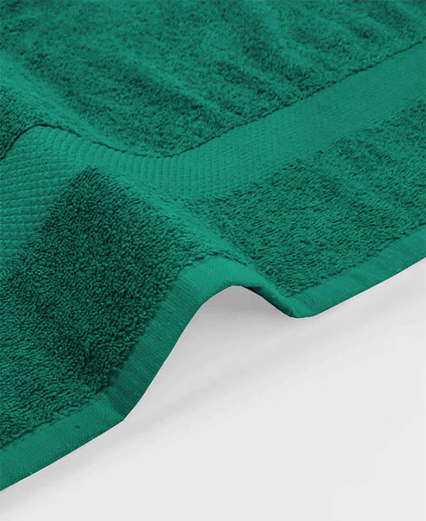 Terry cotton towel green 1