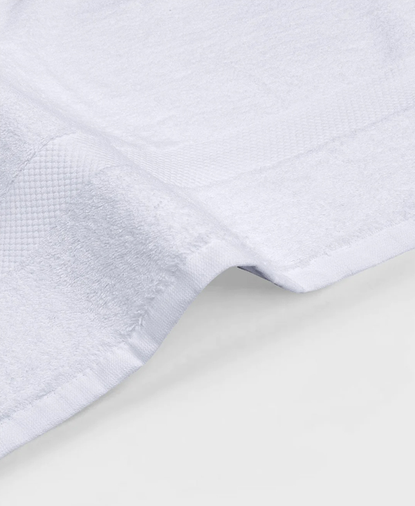 Terry cotton towel white 1