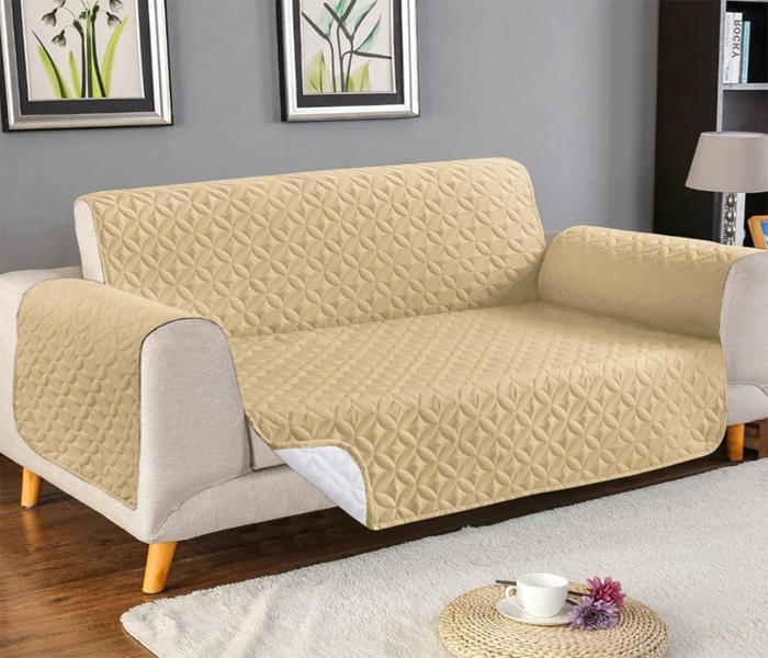 Ultrasonic quilted sofa runner skin