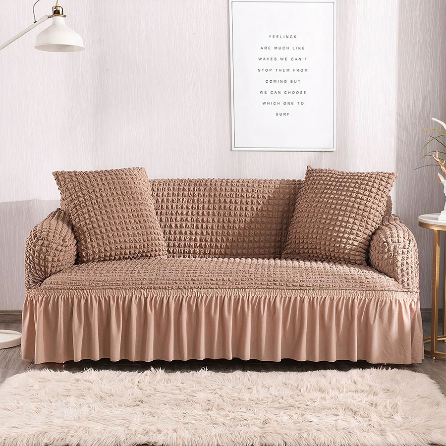 BUBBLE SOFA COVER MOUSE BROWN