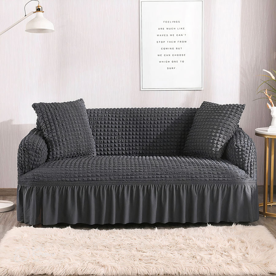 BUBBLE SOFA COVER DARK GREY