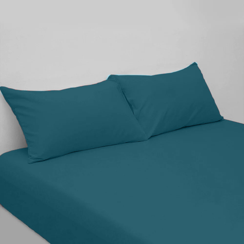 COTTON FITTED SHEET ZINC