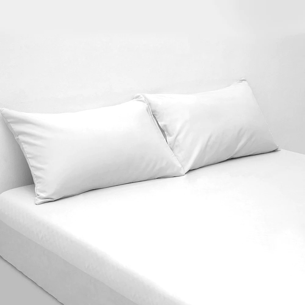 COTTON FITTED SHEET WHITE