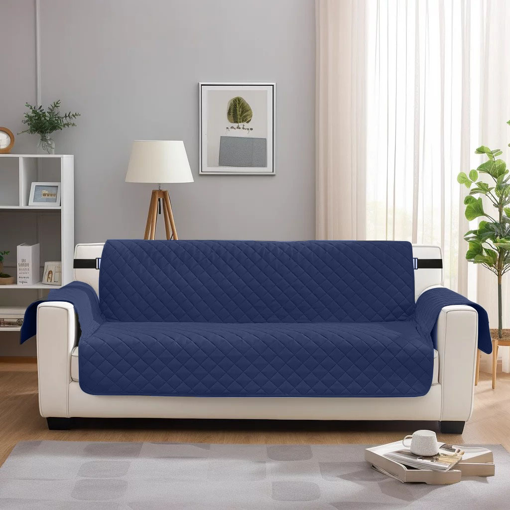 ULTRASONIC WATERPROOF SOFA RUNNER - NAVY